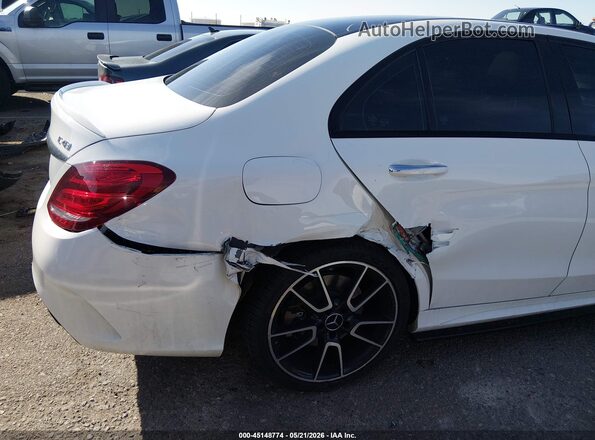 55SWF6EB2JU247799 2018 MERCEDES-BENZ AMG C 43 White Widok z przodu
