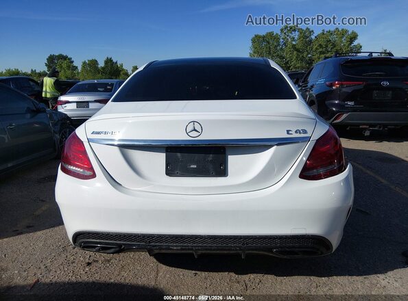 55SWF6EB2JU247799 2018 MERCEDES-BENZ AMG C 43 White 