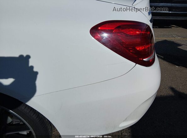 55SWF6EB2JU247799 2018 MERCEDES-BENZ AMG C 43 White 