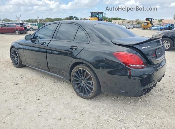 55SWF6EB2LU328613 2020 MERCEDES-BENZ C Черный Задняя левая четверть