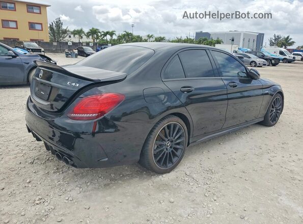 55SWF6EB2LU328613 2020 MERCEDES-BENZ C Черный Задняя правая четверть