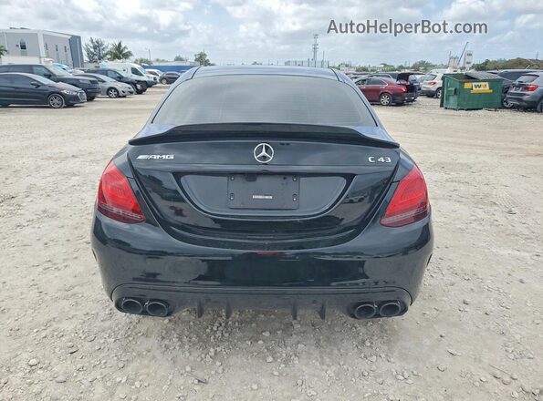 55SWF6EB2LU328613 2020 MERCEDES-BENZ C Черный Вид сзади