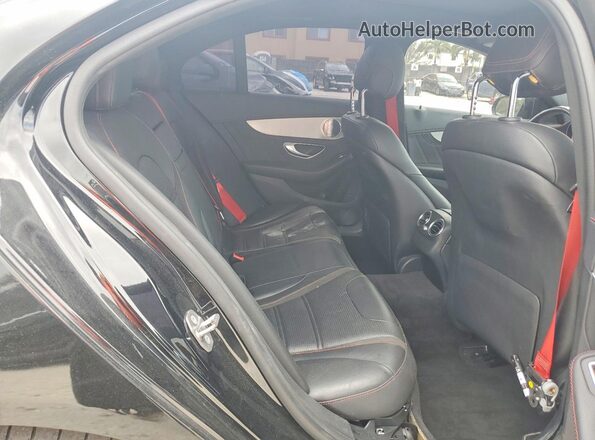55SWF6EB2LU328613 2020 MERCEDES-BENZ C Черный Вид задних сидений