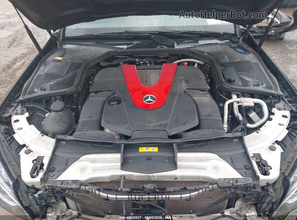 55SWF6EB7GU128154 2016 MERCEDES-BENZ C-CLASS Черный Вид сзади