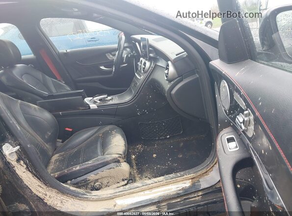 55SWF6EB7GU128154 2016 MERCEDES-BENZ C-CLASS Черный Вид салона спереди