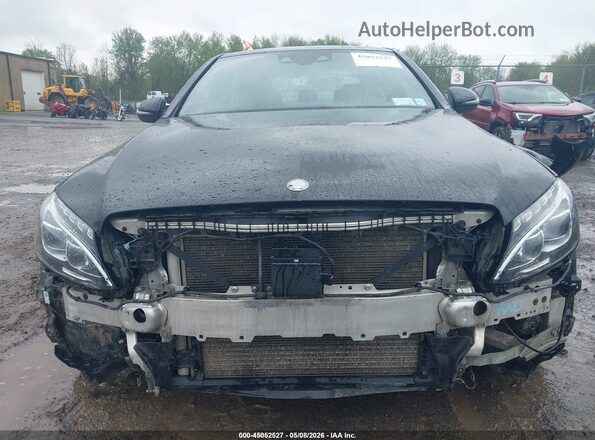 55SWF6EB7GU128154 2016 MERCEDES-BENZ C-CLASS Черный Вид задней части салона