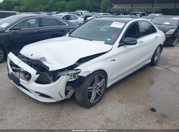 55SWF6EB7HU215263 2017 MERCEDES-BENZ AMG C 43 White Передня ліва чверть