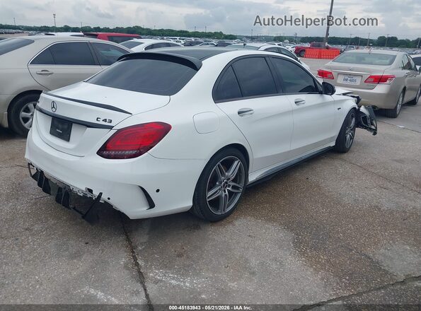 55SWF6EB7HU215263 2017 MERCEDES-BENZ AMG C 43 White Задня права чверть