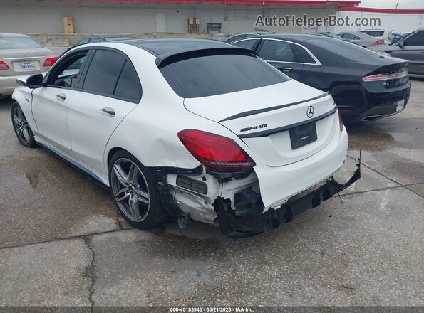 55SWF6EB7HU215263 2017 MERCEDES-BENZ AMG C 43 White Задня ліва чверть