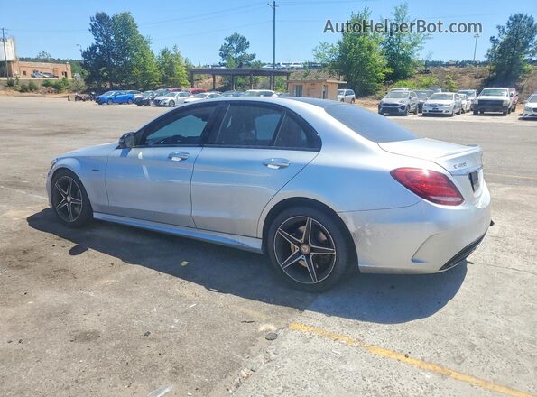 55SWF6EB8GU142886 2016 MERCEDES-BENZ C Серебряный Задняя левая четверть