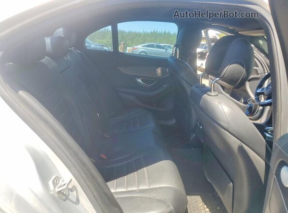55SWF6EB8GU142886 2016 MERCEDES-BENZ C Серебряный Вид задних сидений
