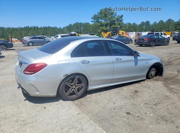 55SWF6EB8GU142886 2016 MERCEDES-BENZ C Серебряный Задняя правая четверть