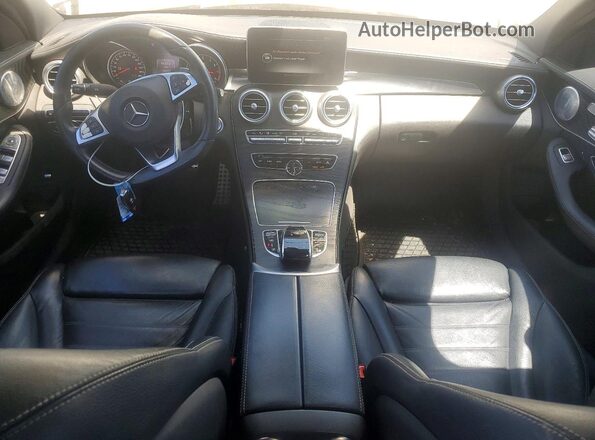 55SWF6EB8GU142886 2016 MERCEDES-BENZ C Серебряный Вид панели приборов