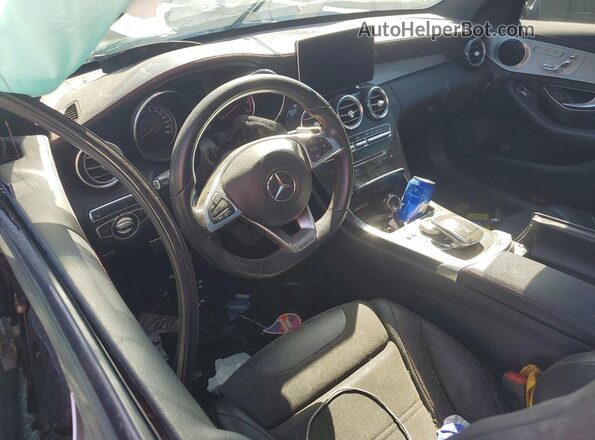55SWF6EB8JU246558 2018 MERCEDES-BENZ C Белый Вид панели приборов