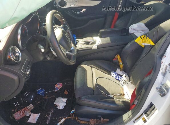 55SWF6EB8JU246558 2018 MERCEDES-BENZ C Белый Вид салона спереди