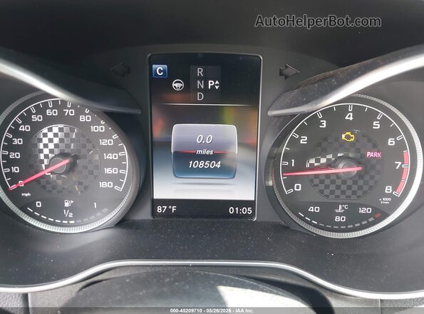 55SWF6EBXGU115415 2016 MERCEDES-BENZ C-CLASS Черный Вид задних сидений