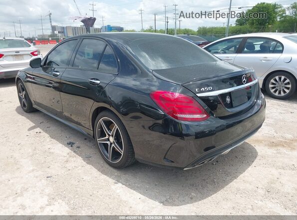 55SWF6EBXGU115415 2016 MERCEDES-BENZ C-CLASS Черный Задняя левая четверть