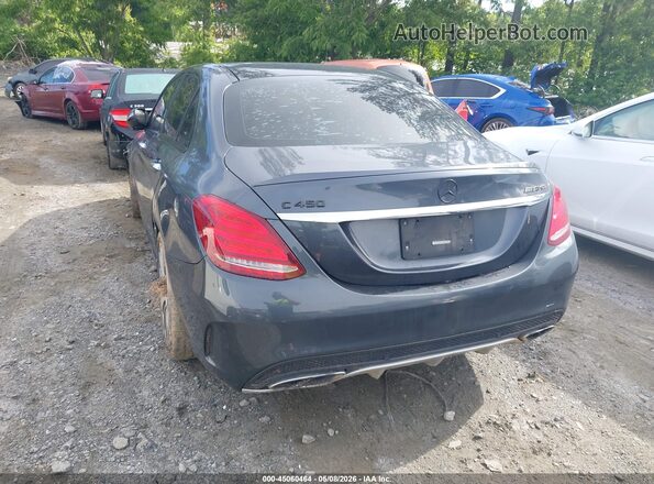 55SWF6EBXGU117889 2016 MERCEDES-BENZ C-CLASS Gray Հետևի ձախ