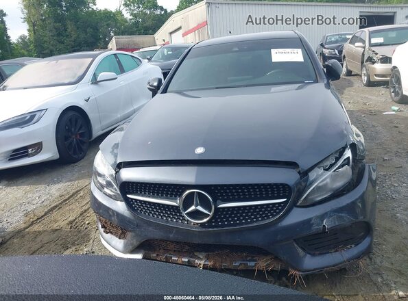 55SWF6EBXGU117889 2016 MERCEDES-BENZ C-CLASS Gray Առջևի վահանակի տեսք