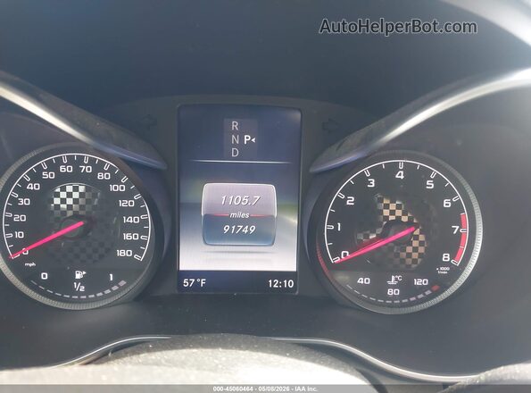 55SWF6EBXGU117889 2016 MERCEDES-BENZ C-CLASS Gray Հետևի նստատեղերի տեսք