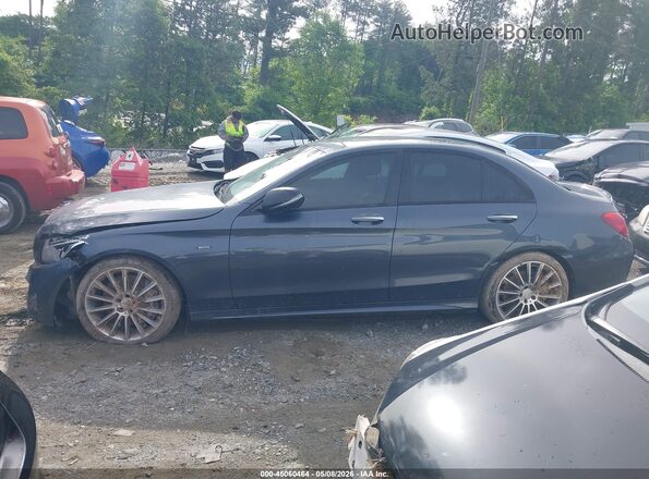 55SWF6EBXGU117889 2016 MERCEDES-BENZ C-CLASS Gray Սալոնի հետևի տեսք