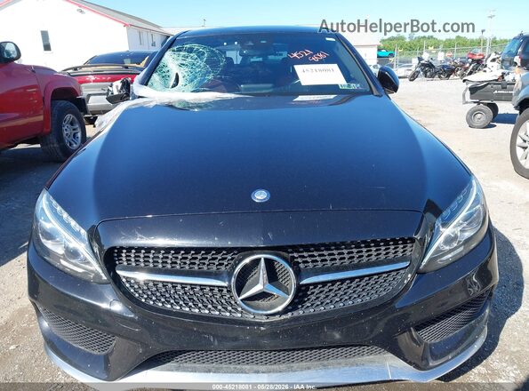 55SWF6EBXGU139794 2016 MERCEDES-BENZ C-CLASS Black Widok zestawu wskaźników