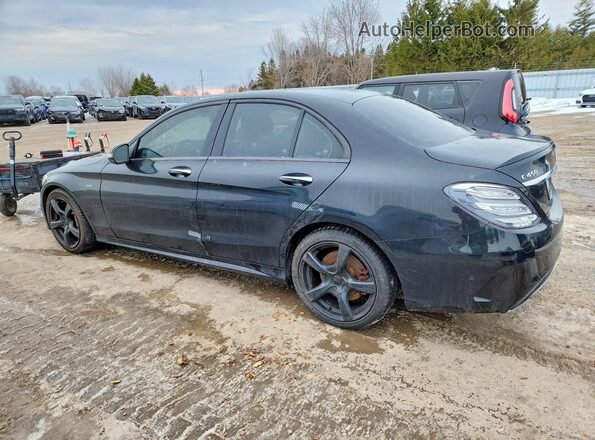55SWF6EBXGU143117 2016 MERCEDES-BENZ C Black Tył lewy
