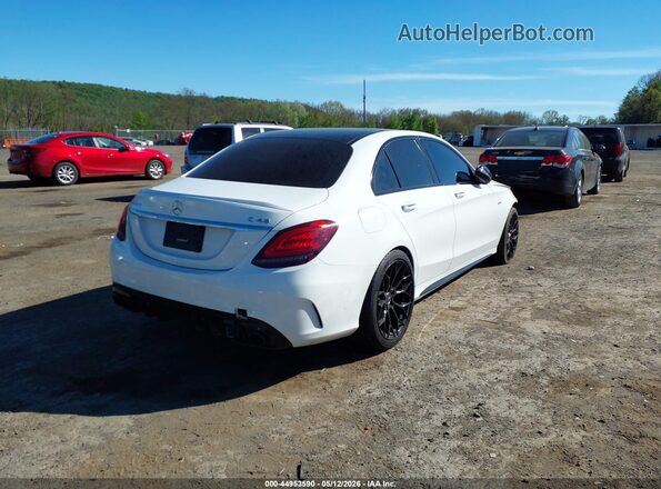 55SWF6EBXLU329623 2020 MERCEDES-BENZ AMG C 43 White Задня права чверть