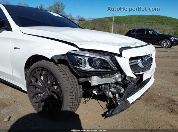 55SWF6EBXLU329623 2020 MERCEDES-BENZ AMG C 43 White Вид спереду