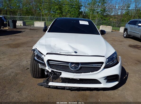 55SWF6EBXLU329623 2020 MERCEDES-BENZ AMG C 43 White Вид щитка приладів