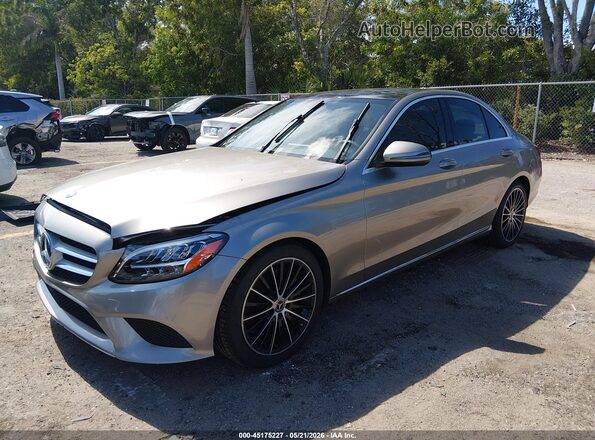 55SWF8DB0KU283313 2019 MERCEDES-BENZ C-CLASS Silver 