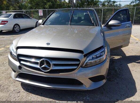 55SWF8DB0KU283313 2019 MERCEDES-BENZ C-CLASS Silver 