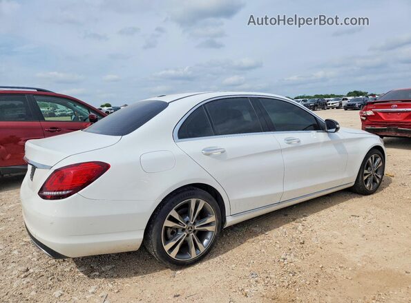 55SWF8DB0KU285014 2019 MERCEDES-BENZ C White Tył prawy