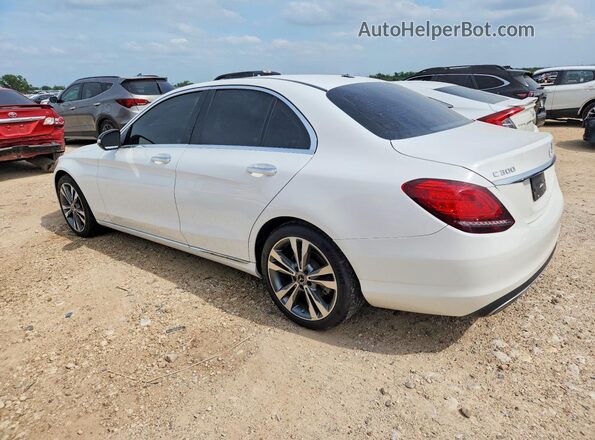 55SWF8DB0KU285014 2019 MERCEDES-BENZ C White Tył lewy