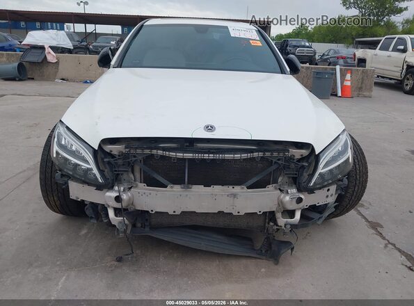 55SWF8DB0KU308159 2019 MERCEDES-BENZ C-CLASS White Vista interior trasera