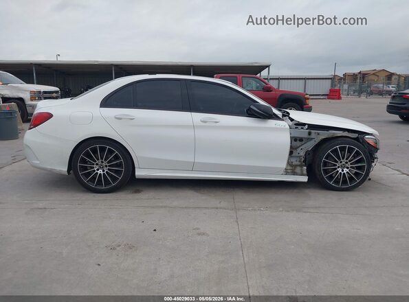 55SWF8DB0KU308159 2019 MERCEDES-BENZ C-CLASS White Vista interior de 360 grados