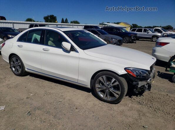55SWF8DB1KU311961 2019 MERCEDES-BENZ C Белый 