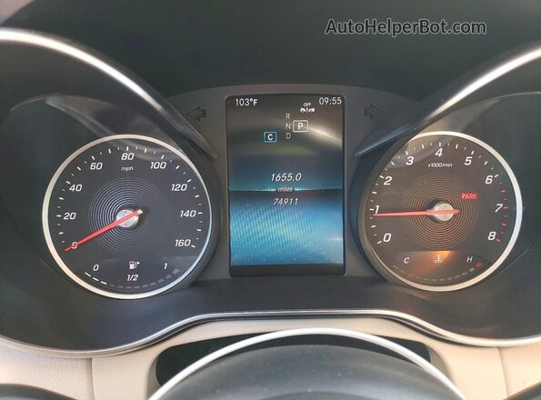 55SWF8DB1KU311961 2019 MERCEDES-BENZ C Белый 