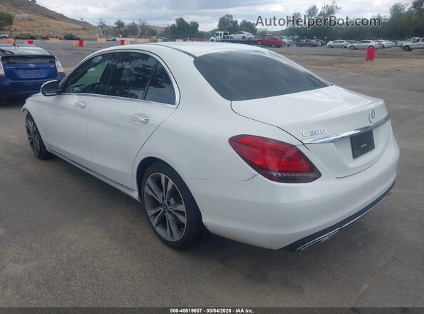 55SWF8DB2LU332691 2020 MERCEDES-BENZ C-CLASS White Задня ліва чверть