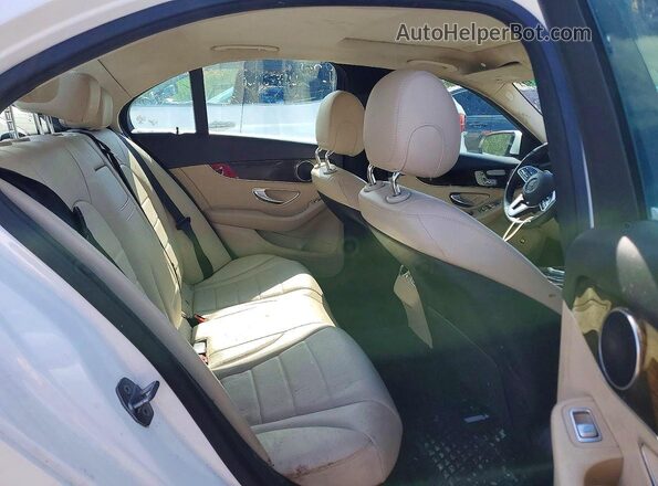 55SWF8DB3KU296847 2019 MERCEDES-BENZ C White Հետևի նստատեղերի տեսք