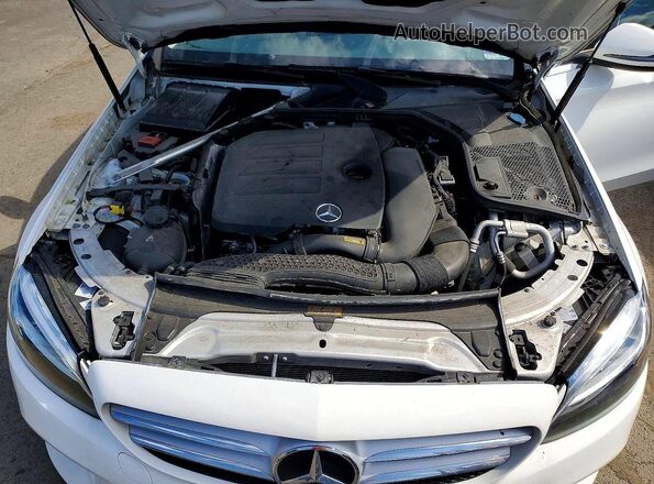 55SWF8DB3KU296847 2019 MERCEDES-BENZ C White Սալոնի հետևի տեսք