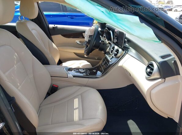 55SWF8DB3KU307541 2019 MERCEDES-BENZ C-CLASS Black წინა სალონის ხედი