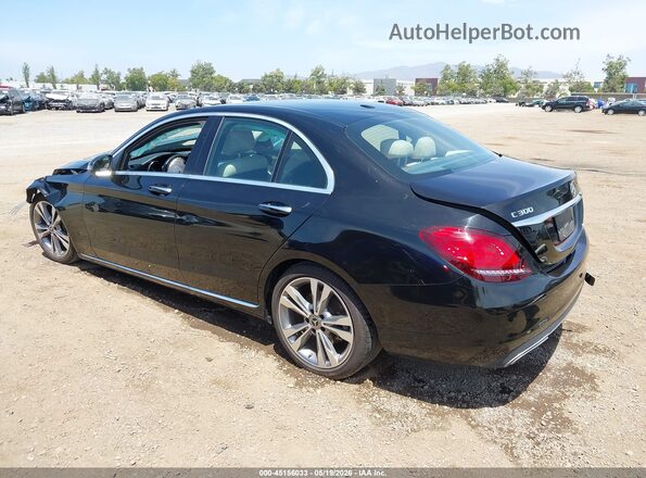 55SWF8DB3KU307541 2019 MERCEDES-BENZ C-CLASS Black უკანა მარცხენა