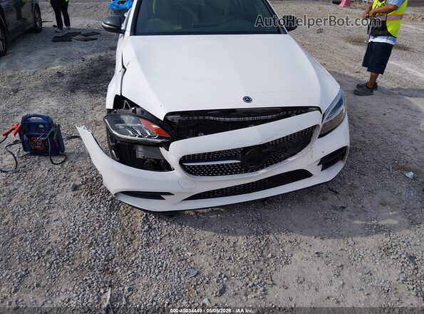 55SWF8DB4KU288692 2019 MERCEDES-BENZ C-CLASS White წინა ხედი