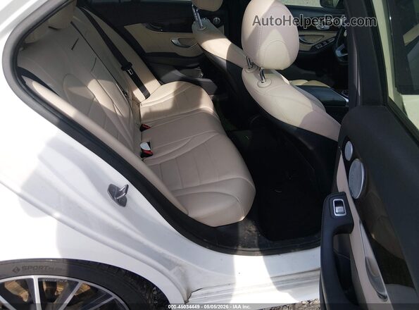 55SWF8DB4KU288692 2019 MERCEDES-BENZ C-CLASS White VIN კოდის სტიკერის ხედი