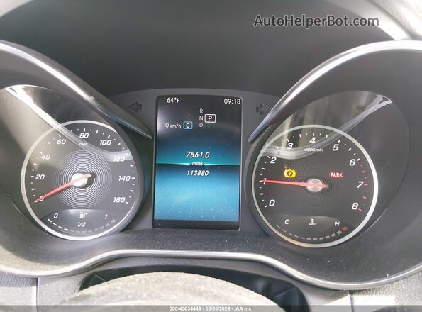 55SWF8DB4KU288692 2019 MERCEDES-BENZ C-CLASS White უკანა სავარძლების ხედი