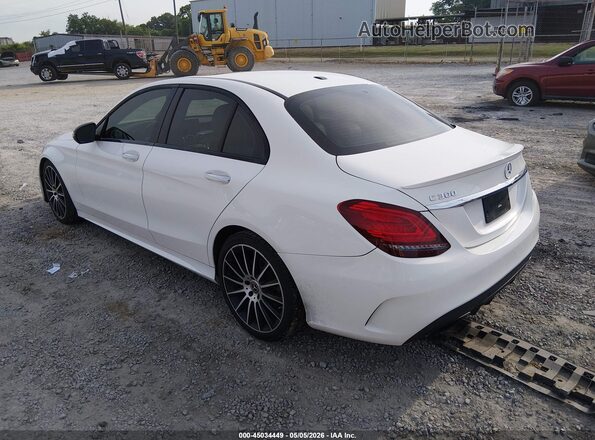 55SWF8DB4KU288692 2019 MERCEDES-BENZ C-CLASS White უკანა მარცხენა