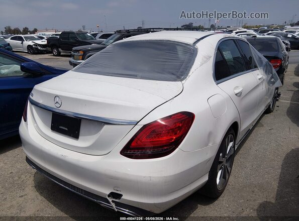 55SWF8DB4KU306382 2019 MERCEDES-BENZ C-CLASS White Rear right