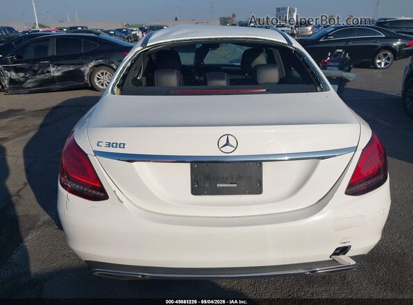 55SWF8DB4KU306382 2019 MERCEDES-BENZ C-CLASS White 