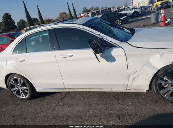 55SWF8DB4KU306382 2019 MERCEDES-BENZ C-CLASS White Rear interior view